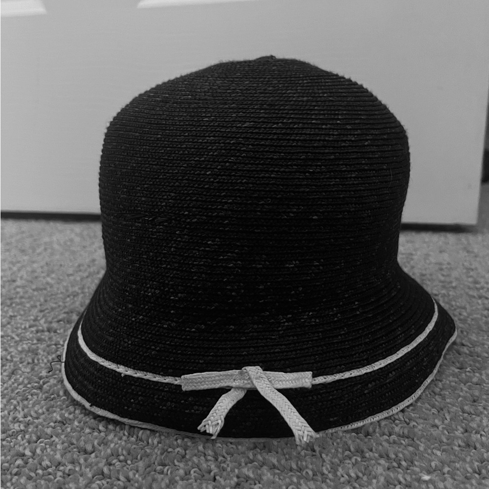Summer Straw Bucket Hat from Local Boutique